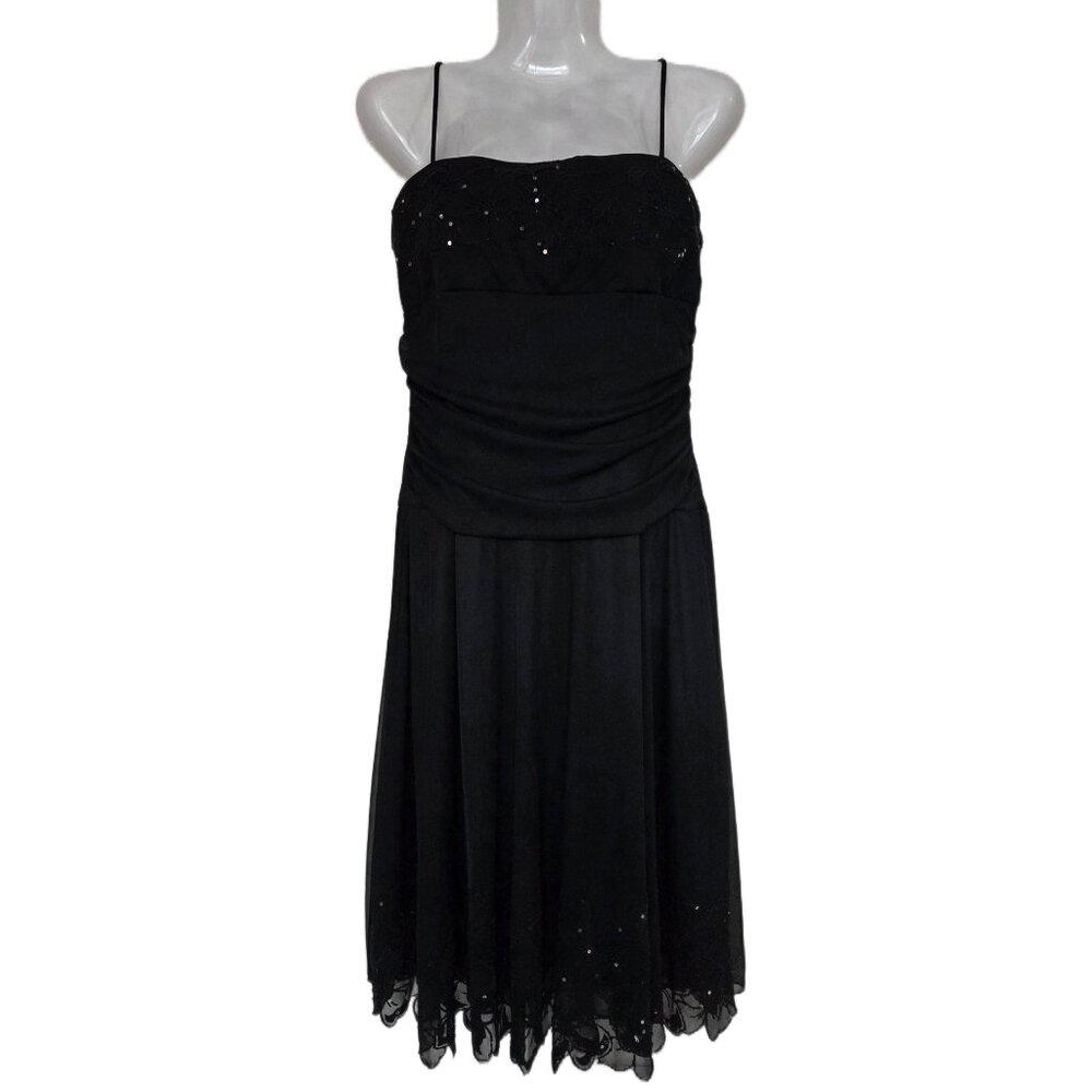 Elegant and Classy Strapless Floral Design Dress Size Large